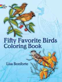 9780486242613-0486242617-Fifty Favorite Birds Coloring Book (Dover Animal Coloring Books)