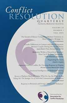 9780787963606-0787963607-Conflict Resolution Quarterly, No. 1, 2002 (J-B MQ Single Issue Mediation Quarterly) (Volume 20)