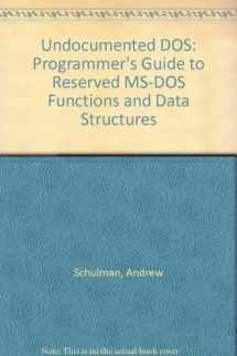 9780201570649-0201570645-Undocumented DOS: A programmer's guide to reserved MS-DOS functions and data structures