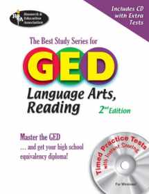 9780738603391-0738603392-GED Language Arts, Reading w/CD-ROM: -- The Best Test Prep for the GED Language Arts: Reading Section (GED & TABE Test Preparation)