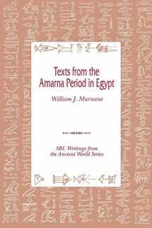 9781555409661-1555409660-Texts from the Amarna Period in Egypt (Writings from the Ancient World. Society of Biblical Literat)