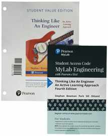 9780134701264-0134701267-Thinking Like an Engineer: An Active Approach, Student Value Edition Plus MyLab Engineering with Pearson eText -- Access Card Package