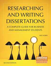 9781843983026-1843983028-Researching and Writing Dissertations: A Complete Guide for Business and Management Students