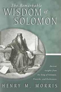 9780890513569-0890513562-The Remarkable Wisdom of Solomon