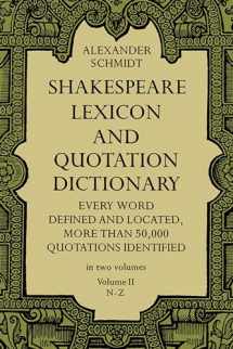 9780486227276-0486227278-Shakespeare Lexicon and Quotation Dictionary (Volume II, N-Z) (Volume 2)