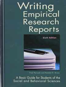 9781884585753-1884585752-Writing Empirical Research Reports: A Basic Guide for Students of the Social and Behavioral Sciences