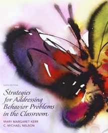 9780134587103-0134587103-Strategies for Addressing Behavior Problems in the Classroom with Video Analysis Tool -- Access Card Package (6th Edition)
