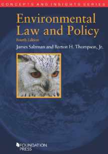 9781609303051-1609303059-Environmental Law and Policy, 4th (Concepts and Insights)