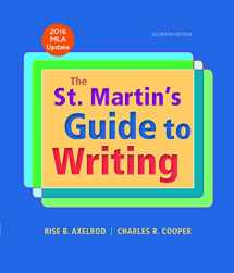 9781319089719-1319089712-The St. Martin's Guide to Writing with 2016 MLA Update