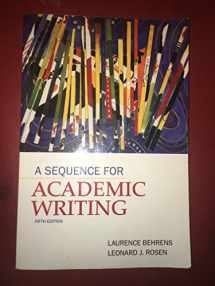 9780205172887-0205172881-A Sequence for Academic Writing (5th Edition)