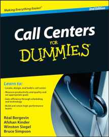 9780470677438-0470677430-Call Centers For Dummies