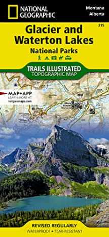 9781566953184-1566953189-Glacier and Waterton Lakes National Parks Map (National Geographic Trails Illustrated Map, 215)