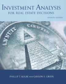 9781427783141-1427783144-Investment Analysis for Real Estate Decisions, 7th Edition