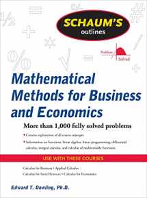 9780071635325-0071635327-Schaum's Outline of Mathematical Methods for Business and Economics (Schaum's Outlines)
