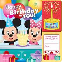 9781503736078-1503736075-Disney Baby Mickey and Minnie Mouse - Happy Birthday to You Sound Book - PI Kids