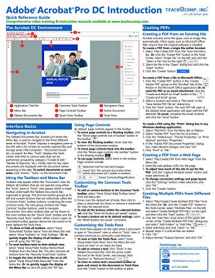 9781941854235-1941854230-Adobe Acrobat Pro DC Introduction Quick Reference Training Tutorial Guide (Cheat Sheet of Instructions, Tips & Shortcuts - Laminated Card)