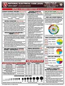 9781622702527-1622702522-NATIONAL ELECTRICAL CODE (NEC) 2020 Quick-Card