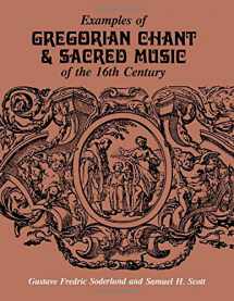 9780881339093-0881339091-Examples of Gregorian Chant & Sacred Music of the 16th Century