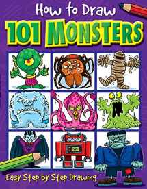 9781842297421-1842297422-How to Draw 101 Monsters: Easy Step-by-step Drawing (How to draw)