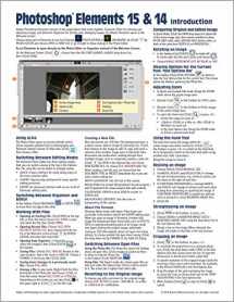 9781944684174-1944684174-Adobe Photoshop Elements 15 (and 14) Introduction Quick Reference Guide (Cheat Sheet of Instructions, Tips & Shortcuts - Laminated Card)