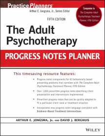 9781118066751-1118066758-The Adult Psychotherapy Progress Notes Planner, 5th Edition: Fifth Edition