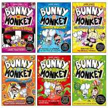 9789124233303-9124233307-Bunny Vs Monkey 6 Book Collection Set By Jamie Smart (Bunny Vs Monkey, the League of Doom, The Supersonic Aye-Aye, The Human Invasion, Rise of the Maniacal Badger, Multiverse Mix-up!)