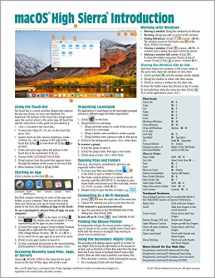 9781944684419-1944684417-macOS High Sierra Introduction Quick Reference Guide (Cheat Sheet of Instructions, Tips & Shortcuts - Laminated Guide)