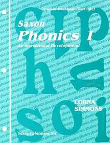 9781565774445-1565774442-Saxon Phonics 1 An Incremental Development (Student Workbook (Part One)
