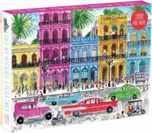9780735355330-0735355339-Galison Michael Storrings 1000 Piece Cuba Jigsaw Puzzle for Adults and Families, Illustrated Art Puzzle with Cuban Art Deco Scene