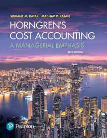 9780134642444-0134642449-Horngren's Cost Accounting Plus MyLab Accounting with Pearson eText -- Access Card Package