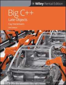 9781119635727-1119635721-Big C++: Late Objects