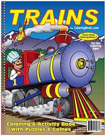 9781935266273-1935266276-Trains Coloring Book (8.5x11)