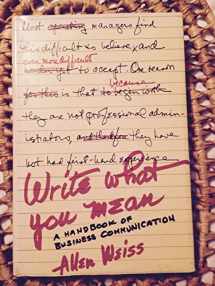 9780814454534-0814454534-Write what you mean: A handbook of business communication