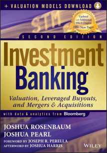 9781118281253-111828125X-Investment Banking: Valuation, Leveraged Buyouts, and Mergers and Acquisitions + Valuation Models