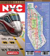 9781934395011-1934395013-StreetSmart NYC Transit Map by VanDam-Laminated pocket size Transit map w/ subway, bus, ferry and train lines plus attractions in the Five Boros of ... Edition Map – Folded Map, November 1, 2023