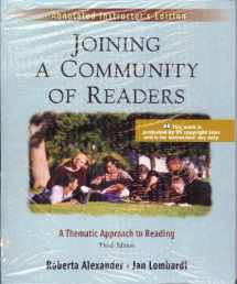 9780321145987-0321145984-Joining a Community of Readers: A Thematic Approach to Reading (3rd Edition)