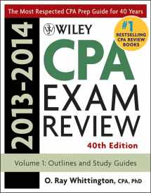 9781118583791-1118583795-Wiley CPA Examination Review 2013-2014, Outlines and Study Guides (Volume 1)