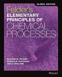 9781118092392-1118092392-Elementary Principles of Chemical Processes [Paperback] [Nov 04, 2016] Richard M. Felder, Ronald W. Rousseau, Lisa G. Bullard