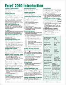 9781936220137-193622013X-Microsoft Excel 2010 Introduction Quick Reference Guide (Cheat Sheet of Instructions, Tips & Shortcuts - Laminated Card)