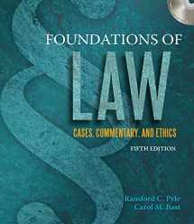 9781111318994-1111318999-Foundations of Law: Cases, Commentary and Ethics