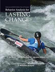 9781597380850-1597380857-Behavior Analysis for Lasting Change 4/E