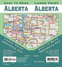 9781770688131-1770688137-Alberta Large Print / Northwest Territories, Canada Provincial Road Map