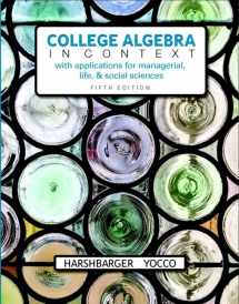 9780134397023-0134397029-College Algebra in Context plus MyLab Math with Pearson eText -- 24-Month Access Card Package