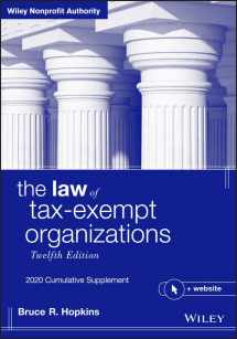 9781119639213-1119639212-The Law of Tax-Exempt Organizations: 2020 Cumulative Supplement (Wiley Nonprofit Authority)