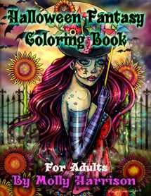 9781719979085-1719979081-Halloween Fantasy Coloring Book For Adults: Featuring 26 Halloween Illustrations, Witches, Vampires, Autumn Fairies, and More!