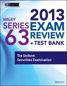 9781118671184-111867118X-Wiley Series 63 Exam Review 2013: The Uniform Securities Examination