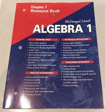 9780618020454-0618020454-McDougal Littell Algebra 1: Resource Book: Chapter 7