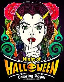 9781975875602-1975875605-Adults Coloring Book: Night of Halloween Coloring Pages