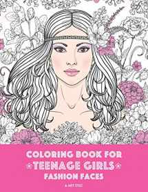 9781641261524-1641261528-Coloring Book For Teenage Girls: Fashion Faces: Gorgeous Hair Style, Cool, Cute Designs, Coloring Book For Girls, Kids, Teen Girls, Older Girls, Tweens, Teenagers, Girls of All Ages & Adults