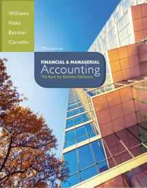 9781259179099-1259179095-Financial and Managerial Accounting + Connect Plus